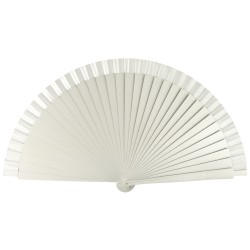 Abanico madera 23cm liso