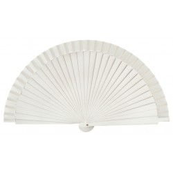 Abanico de madera en colores