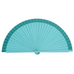 Abanico de madera en colores