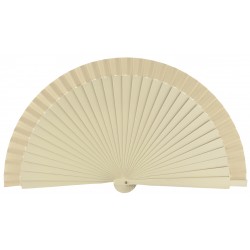 Abanico de madera en colores