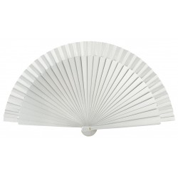 Abanico de madera en colores