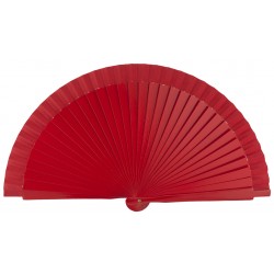 Abanico de madera en colores