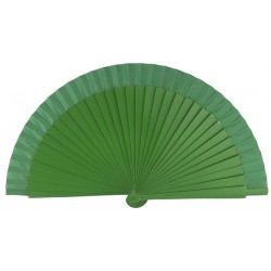 Abanico de madera en colores