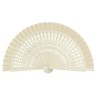 Abanico madera 16cm calado