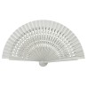Abanico madera 16cm calado