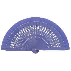 Abanico madera 16cm calado