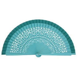Abanico madera 23cm calado