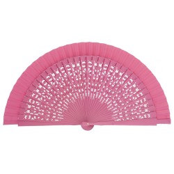 Abanico madera 23cm calado