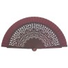 Abanico madera 23cm calado