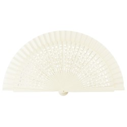 Abanico madera 23cm calado