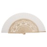 Abanico madera roble calado