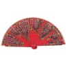 Abanico madera pintado a mano