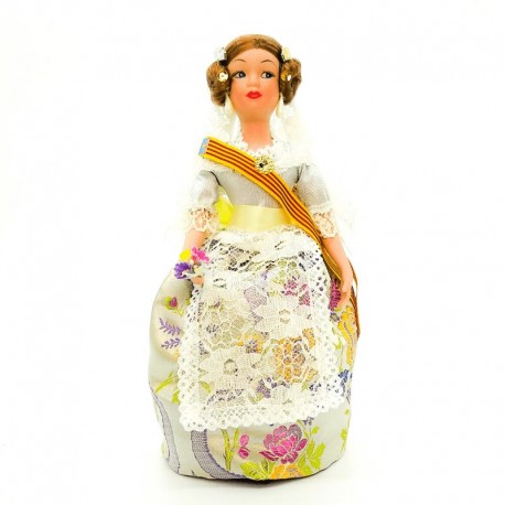 MUÑECA VALENCIANA PORCELANA