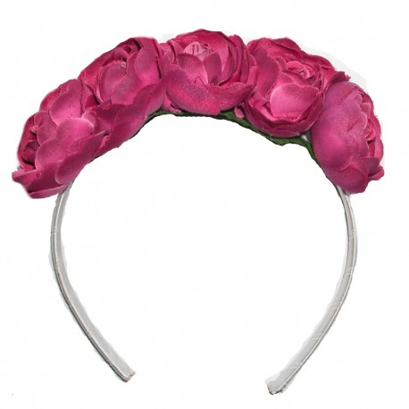 DIADEMA CON CINCO ROSAS