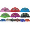 Abanico bolso flores 19CM