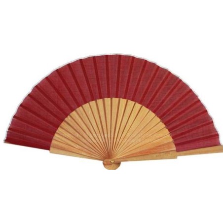 Abanico tela colores 23CM