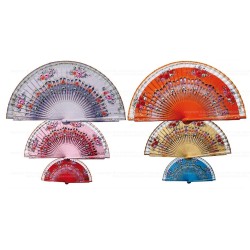 Abanico pintado a mano 23CM